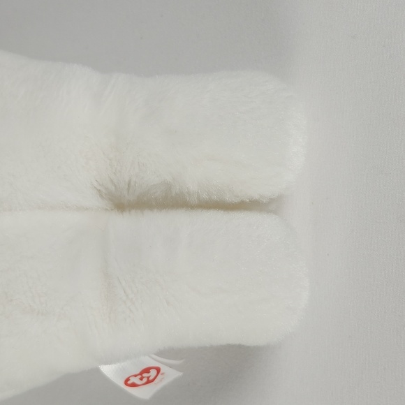 Vintage Ty Beanie Boo 'Icy' the White Seal (12 inch) Glitter Eye Version - Picture 14 of 16